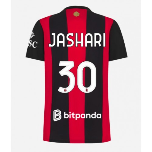 Fotbalové Dres AC Milan Ardon Jashari #30 Dámské Domácí 2026-27 Krátký Rukáv